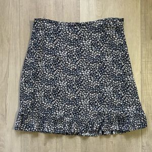 Abercrombie & Fitch Blue Floral Skirt